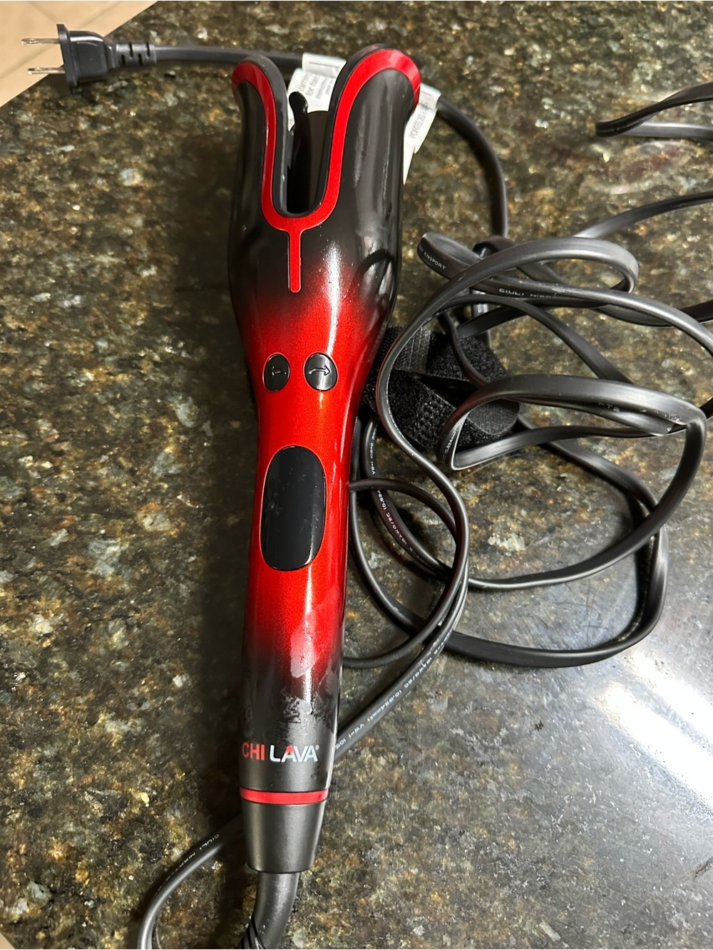 CHI Lava Red Automatic Hair Curler